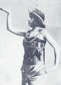 M.P. Maksakova. Amneris ("Aida" Verdi). Moscow. 1923. Photography. (Belyaev)