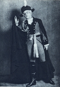 N.K. Pechkovsky as Herman. "The Queen of Spades." The photo. (..    . " ". .) (Belyaev)