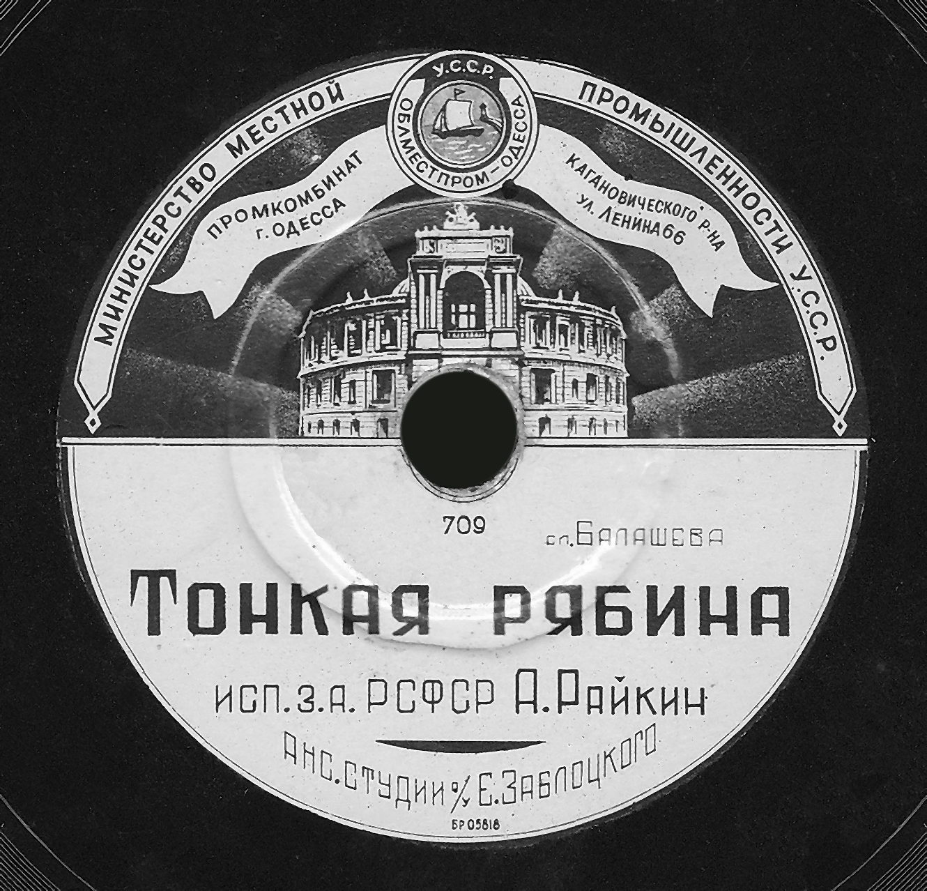 Thin Rowan (Тонкая рябина), comic scene