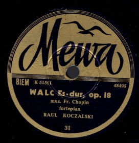 Waltz No 1, op.18 (Walc Es-dur Op.18) (Jurek)