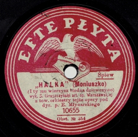 Jonteks air (Aria Jontka ("I ty mu wierzysz")) (opera Halka, act 1) (Jurek)