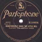 Monotonously rings the little bell, folk song (max)