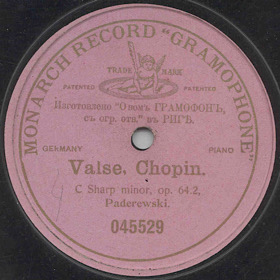  C Sharp minor, .64.2,   (Zonofon)