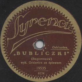 Bubliczki (), foxtrot (Zonofon)