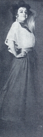 M.P. Maksakova. ("Carmen" Bizet, 1 act). Moscow. 1924. Photograph. (М.П. Максакова. ("Кармен" Бизе, 1 акт). Москва. 1924 г. Фотография.) (Belyaev)