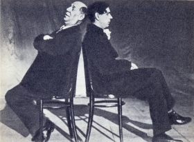 B. Borisov and N. Smirnov-Sokolsky. The photo. (Б. Борисов и Н. Смирнов-Сокольский. Фотография.) (Belyaev) B. Borisov and N. Smirnov-Sokolsky. The photo. (Б. Борисов и Н. Смирнов-Сокольский. Фотография.) (Belyaev)