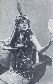 M.P. Maksakova. Amneris. ("Aida" by Verdi). Moscow. 1923. Photography. (М.П. Максакова. Амнерис. ("Аида" Верди). Москва. 1923 г. Фотография.) (Belyaev)