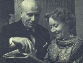 I. Kozlovsky and G. Ulanova. The photo. (Belyaev)