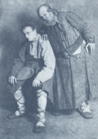Н.К. Печковский и П.М. Журавленко. "Борис Годунов". Фотография. (Belyaev)