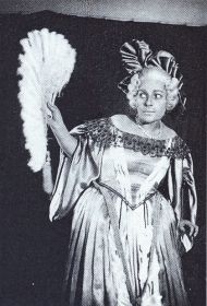 N.L. Wolter in the role of Countess. "The Queen of Spades." The photo. (..    . " ". .) (Belyaev)