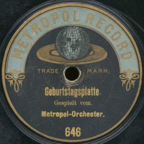 A birthday record (Geburtstagsplatte) (bernikov)