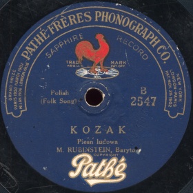 Cossack (Kozak), folk song (bernikov)