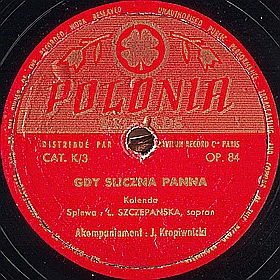    (Gdy śliczna Panna),   (mgj)