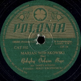 Had I the royal eagles wing (podolian ballad) (Gdyby orłem być (dumka podolska)), song (mgj)