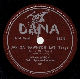 As In Old Years (Jak za dawnych lat), tango (Jurek)