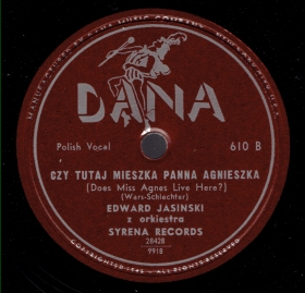      ? (Czy tutaj mieszka panna Agnieszka),  (    ) (Jurek)