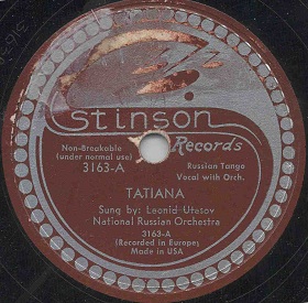 Tatiana (), tango (Zonofon)