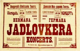 Recital of Hermann Jadlowker (Афиша концерта Германа Ядловкера) (TheThirdPartyFiles)