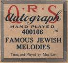 Famous Jewish Melodies (Nahon)