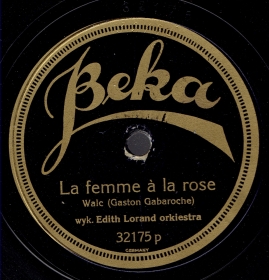 A woman like a rose (Kobieta jak róża) (La femme a la rose), waltz (Jurek)