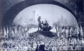 "Ivan Susanin", opera, music. M. Glinka. The Bolshoi Theatre. 1939. Photography. ("Иван Сусанин", опера, муз. М. Глинки. Большой театр. 1939 г. Фотография.) (Belyaev)