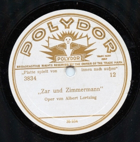 "Zar und Zimmermann" 10 [Gesamtaufnahme] (Darf ich wohl den Worten trauen - Das Fest beginnt),  (Opera Zar und Zimmermann) (Lotz)
