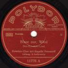 Blase nur, Wind (, ), folk song (max)