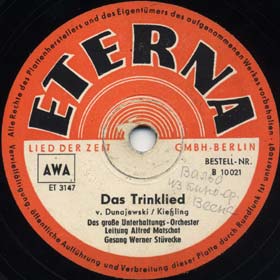  (Das Trinklied),  ( ) (Versh)