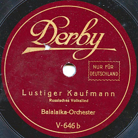 Lustiger Kaufmann, folk song (Lotz)