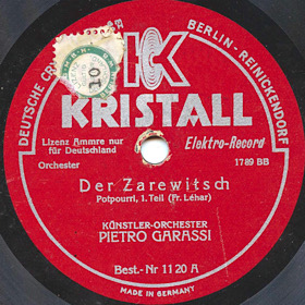    "", 1-  (Potpourri aus der Operette "Der Zarewitsch", 1. Teil) ( ) (Lotz)