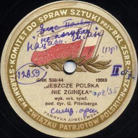 Jeszcze Polska nie zginęła (Poland Is Not Yet Lost), anthem (Versh)