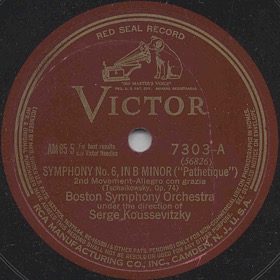 Symphony No.6, in B minor ("Pathetique") 2st Movement- Allegro con grazia ( 6 ,  , "", 2 . - Allegro con grazia), symphony piece (Symphony Sixth "Pathetique") (Zonofon)