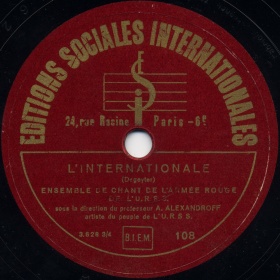 The International () (LInternationale), anthem (Versh)