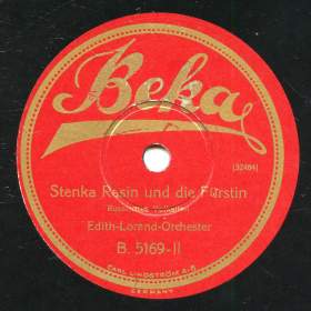 Stenka Rasin and princess (Stenka Rasin und die Fürstin) (Lotz)