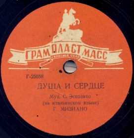 Soul and heart (   (Anema e core)), song (Belyaev)