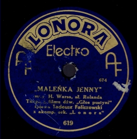 Tiny Jenny (Maleńka Jenny), tango (The film The Voice of the Desert) (Jurek)