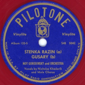 a) Stenka Razin, b) Hussars ()  , ) ), folk songs (bernikov)