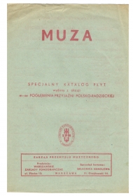 Muza - Специальный каталог пластинок (Muza - Specjalny Katalog Płyt) (Jurek)