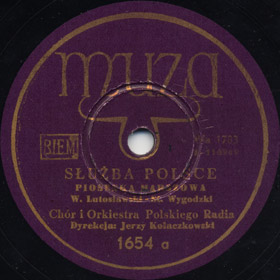 Service to Poland (Służba Polsce), song (Versh)