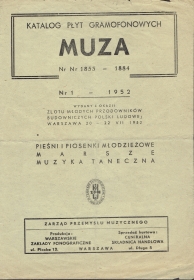 Muza - Каталог 1-1952г. (Jurek)