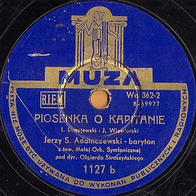 Song about a captain (   (-)) (Piosenka o kapitanie (wersja polska)) (mgj)