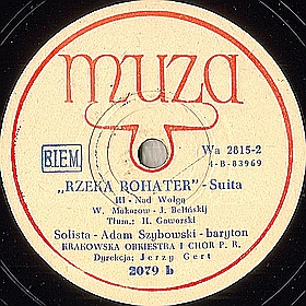 As by the Volga-river (Song of builders, in Polish) (     ( ;  )) (Nad Wołgą (Piosenka budowniczych)) (suite Mighty river, act 4) (mgj)