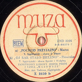 Friendship march (Pochód przyjaźni), march song (mgj)